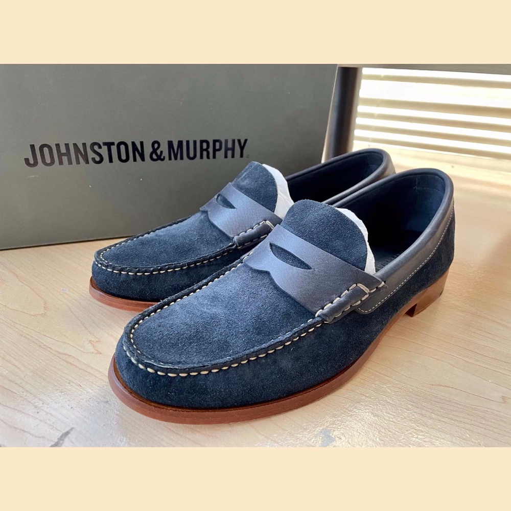 Men Johnston & Murphy Danbury Penny Loafers 8.5M